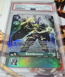 Digimon PSA 10 GEM MINT Beetlemon BT7-046 Alternate Art Frontier Card Set PROMO - Image 2