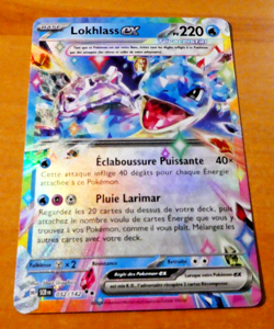 POKEMON COURONNE STELLAIRE CARD HOLO CARTE Lokhlass EX 032/142 FR EV07 JCC MINT - Image 1