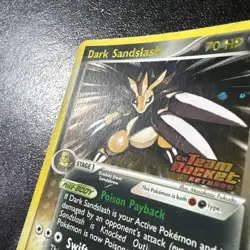 Pokemon Card DARK SANDSLASH18/109 EX TEAM ROCKET RETURNS Reverse Holo ENG Exc - Image 3
