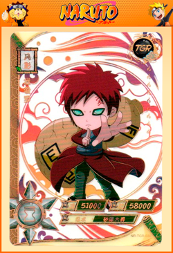 Gaara | NR-TGR-030 | Card/Carte Naruto Kayou Collection - Image 1