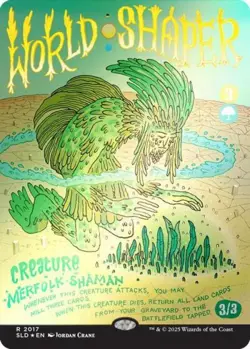 MTG English World Shaper (Rainbow Foil) NM Foil Secret Lair - Image 1