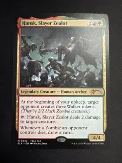 [1x] Hansk, Slayer Zealot Near Mint, English Secret Lair MTG Magic - Image 1
