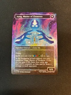 1 x Avatar Aang // Aang, Master of Elements - Raised Foil - Avatar: The Last Air - Image 3