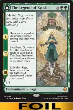1x - The Legend of Kyoshi - FOIL (Saga) - Avatar: The Last Airbender - NM MTG - Image 1