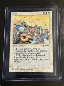 Magic the Gathering MTG Arabian Nights Jihadd - Image 3