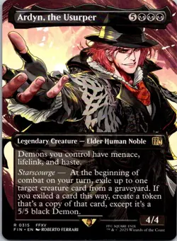 Ardyn, the Usurper (0315) (Borderless) #315 (NM) Final Fantasy FIN Magic MTG - Image 1