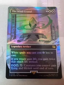 MTG - The Wind Crystal - Borderless Foil - Final Fantasy Universes Beyond - Image 3