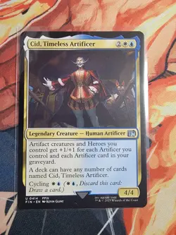 Cid, Timeless Artificer (0414) Final Fantasy MTG FIN NM - Image 1
