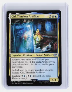 Cid, Timeless Artificer (0411) MTG FINAL FANTASY #411 Uncommon - Image 1