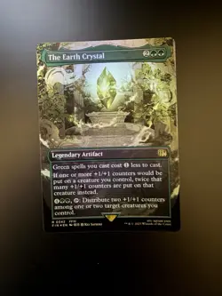MTG Final Fantasy English The Earth Crystal Borderless 0342 Foil - Image 1