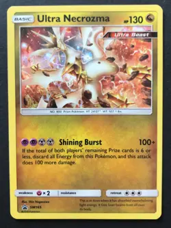 Ultra Necrozma SM165 SM Sun & Moon PROMO Pokemon Card HOLO RARE Near Mint - Image 1