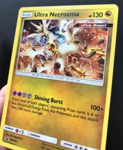 Ultra Necrozma SM165 SM Sun & Moon PROMO Pokemon Card HOLO RARE Near Mint - Image 2