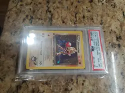 2000 Pokemon Gym Heroes 1st Edition #11 Rocket's Hitmonchan - Holo PSA 8 NM-MT - Image 4