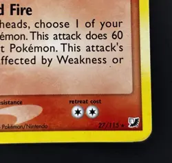 Ho-Oh 27/115 Holo Rare | MP | Unseen Forces | Pokemon TCG - VINTAGE 2005 - Image 4