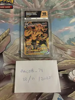 ACE 10 Single Strike Urshifu VMAX TG29 Brilliant Stars Pokemon GEM MINT - Image 1