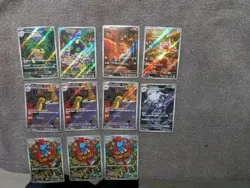 Pokemon 2025 Mega Brave JP. Art Rare Lot of 11 AR Cards all Near Mint - Image 1