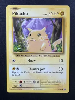Pikachu XY Evolutions 35/108 Pokemon Card TCG 2016 Non Holo - Image 1