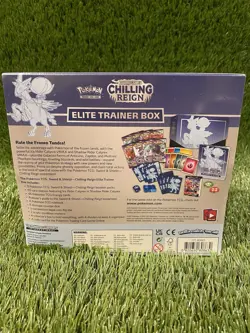 Pokemon 2021 Chilling Reign Ice Rider Calyrex ETB Elite Trainer Box SEALED - Image 2