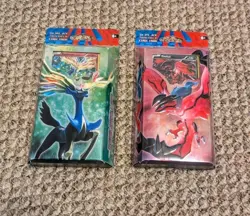2014 Pokemon TCG XY Theme Deck Lot 2 Yveltal Xerneas Holo Card Set New Sealed - Image 1