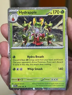 POKEMON HYDRAPPLE 018/182 RARE COSMOS HOLOFOIL NM DESTINED RIVALS NM CARD - Image 1