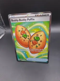 Buddy-Buddy Poffin 167/132 Me01: Mega Evolution Holo Pokemon - Image 3