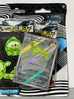 Pokemon Scarlet & Violet Black Bolt Reuniclus Tech Sticker Collection *SEALED* - Image 2