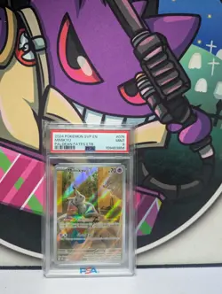 Mimikyu PSA 9 MINT 2024 Pokemon SVP #075 - Paldean Fates ETB Promo Holo - Image 1