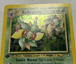 Pokemon TCG Bellossom Neo Genesis Holo First Edition Rare - Image 4
