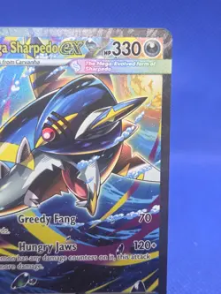 Pokemon Phantasmal Flames Mega Sharpedo ex 127/094 Special Illustration Rare NM - Image 4