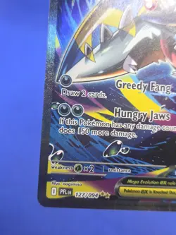 Pokemon Phantasmal Flames Mega Sharpedo ex 127/094 Special Illustration Rare NM - Image 5