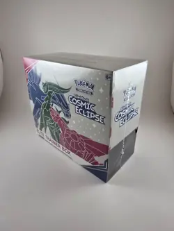 Pokemon Cosmic Eclipse Elite Trainer Box ETB Factory Sealed w/ case Collector - Image 5