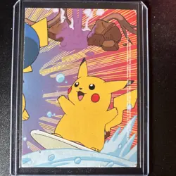 Pokemon Pikachu Ditto #132 Topps 6 Of 10 Stick-On-Card 2000 - Image 2