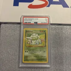 Pokemon WOTC TCG 1999 Base Set Bulbasaur 44/102 MINT PSA 5 #2 - Image 1