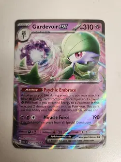Pokemon TCG Gardevoir ex Scarlet & Violet: Paldean Fates 029/091 Holo Double - Image 1