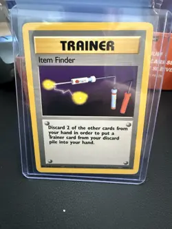 Pokemon TCG Item Finder 74/102 Rare Unlimited Base Set - Image 1