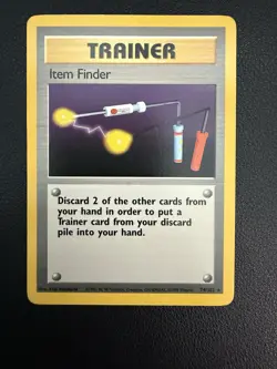 Pokemon TCG Item Finder 74/102 Rare Unlimited Base Set - Image 2