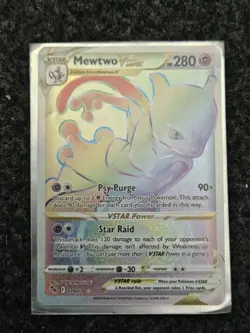 Mewtwo VSTAR (Secret) 079/078 Pokemon GO Holo - Image 3