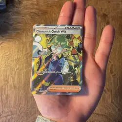Pokemon TCG Full Art Trainer Lot of 5 Cards (Clemont! Tulip! Judge! & More) - Image 2