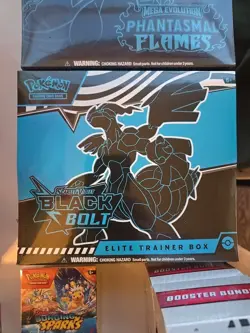 Pokemon TCG Scarlet & Violet Black Bolt Elite Trainer Box ETB FACTORY SEALED - Image 1