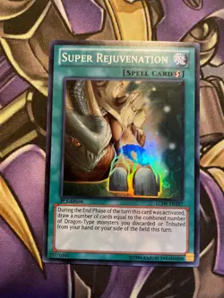Yugioh - Super Rejuvenation LCJW-EN287 1st Edition Super Rare NM - Image 1