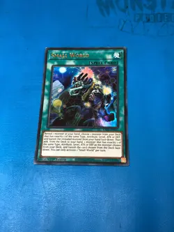 YUGIOH Ultra Rare Small World RA01-EN067 1st Edition - Image 1