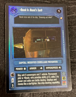 Star Wars CCG 570-Card BINDER - BB - Foil Bossk Hound’s Tooth - SHIPS - FIGHTERS - Image 1