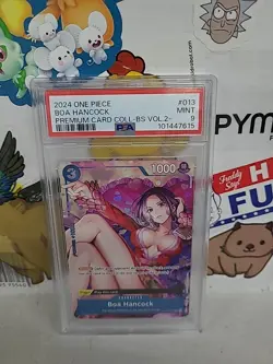 One Piece CCG Holofoil Boa Hancock ST03-013 C Mint PSA 9 Premium Card Vol. 2 - Image 1