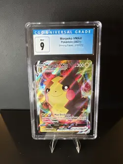 CGC Graded 9 Morpeko VMAX 038/072 Shining Fates Pokemon Card - Image 1
