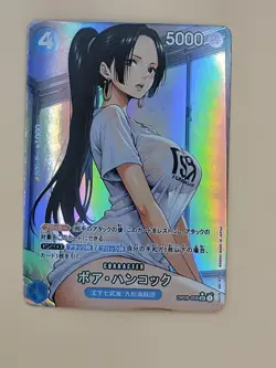 ? BOA HANCOCK T-Shirt One Piece Anime Waifu Card Girl Foil Doujin Holo ACG? - Image 1