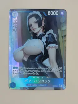 ? BOA HANCOCK Maid One Piece Anime Waifu Card Girl Foil Doujin Holo ACG? - Image 1