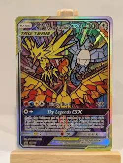 Custom Fan Art Moltres, Zapdos & Articuno GX High Quality Custom Card Tag Team - Image 1