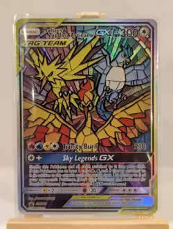 Custom Fan Art Moltres, Zapdos & Articuno GX High Quality Custom Card Tag Team - Image 3