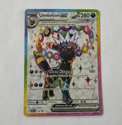 Umbreon Ex 176 Promo Card Prismatic Evolutions Pokemon Card Near Mint - Image 1