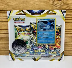 2-New Pokemon Brilliant Stars, Leafeon & Glaceon Promo 3-Pack Blister Card Lot - Image 4